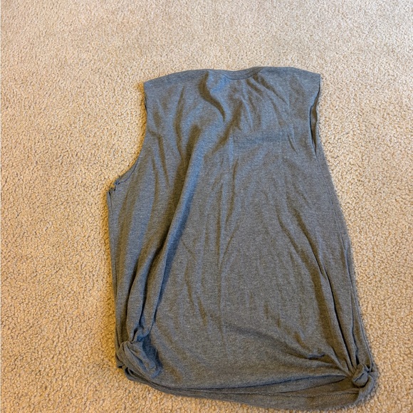 American Eagle Outfitters Gray Tank Top with USA Flag “‘Murica” America Design - Picture 3 of 3